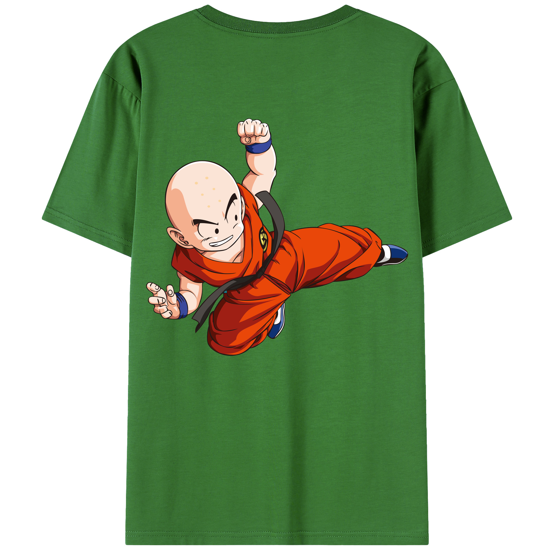 （画像用） ドラゴンボール クリリン DRAGON BALL krillin レディース半袖Tシャツ(バックプリント)